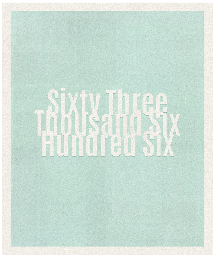Count #63606