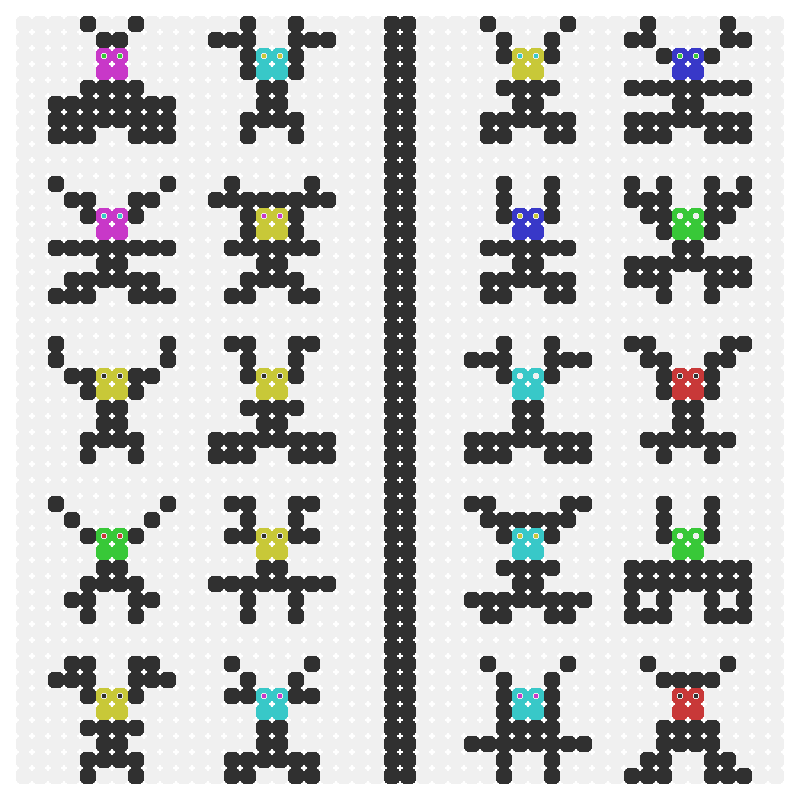8x8 Pixel Creatures