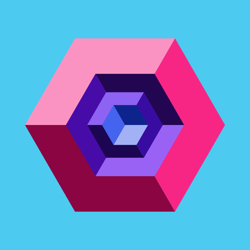 Hexagones - Art for Bots #40