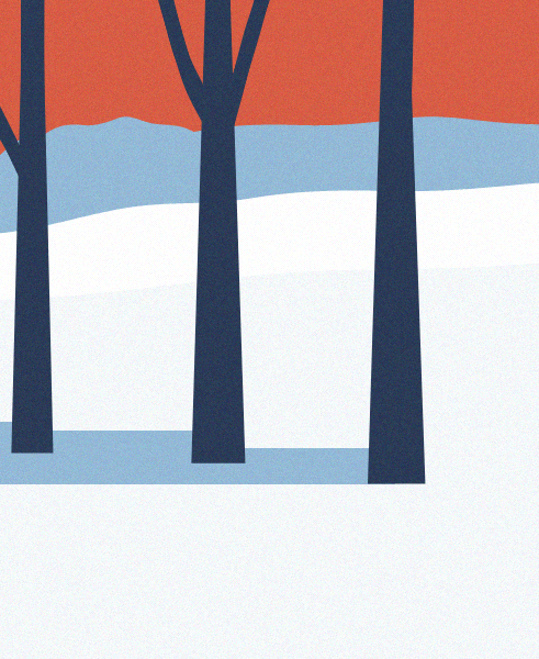 Minimal Snow Landscape #44