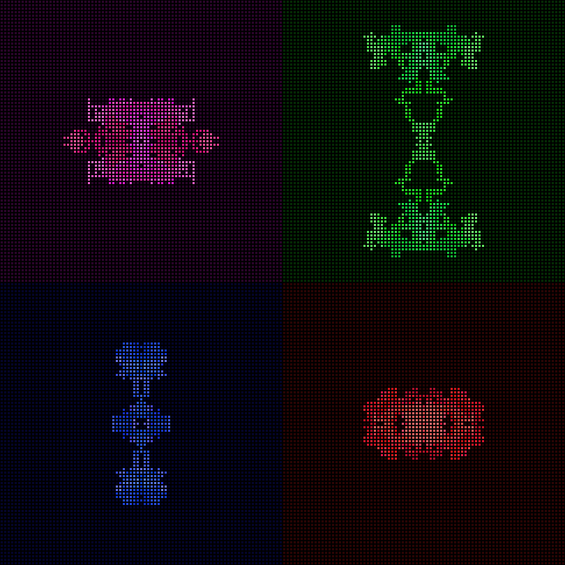 Dither Creatures 2x2 #40