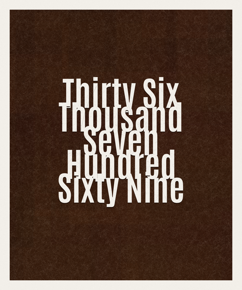 Count #36769