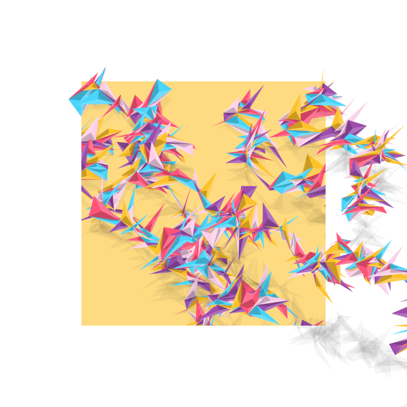 Paradise Birds Generative Series #124