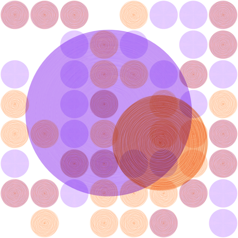 Brushed Circles #71