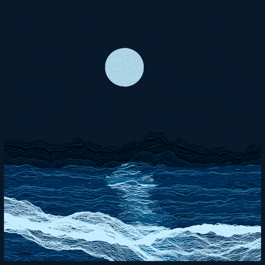 Moonlit Sea #248