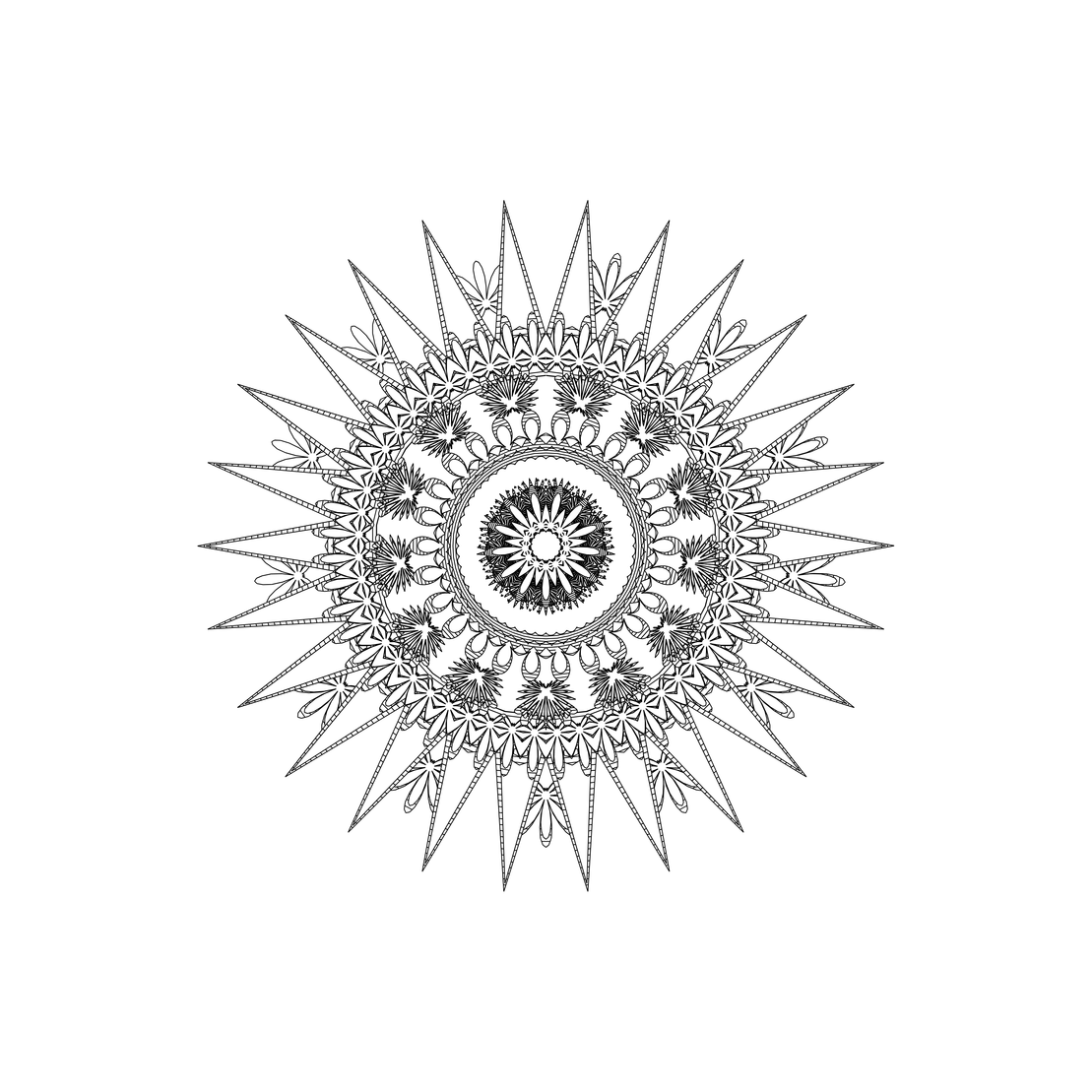 LL21 Mandala #640