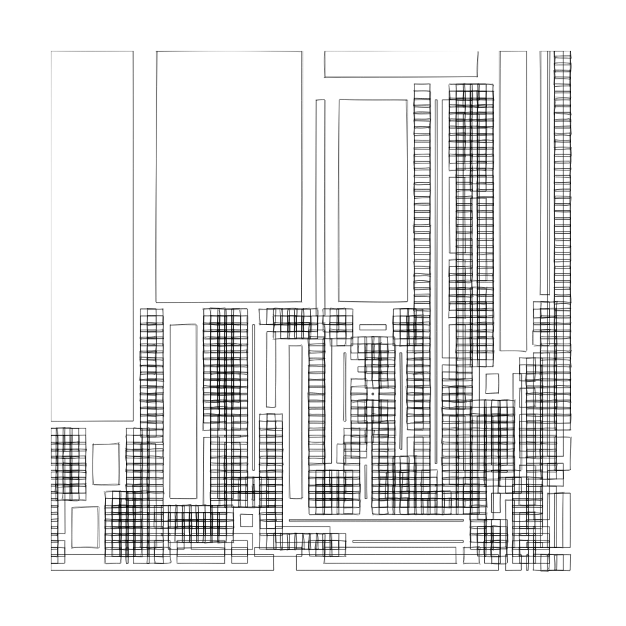 Strips layouts - Dense Overlap #5