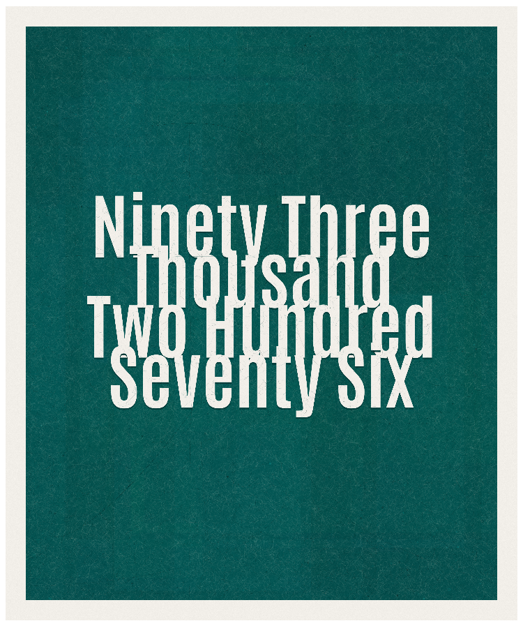 Count #93276