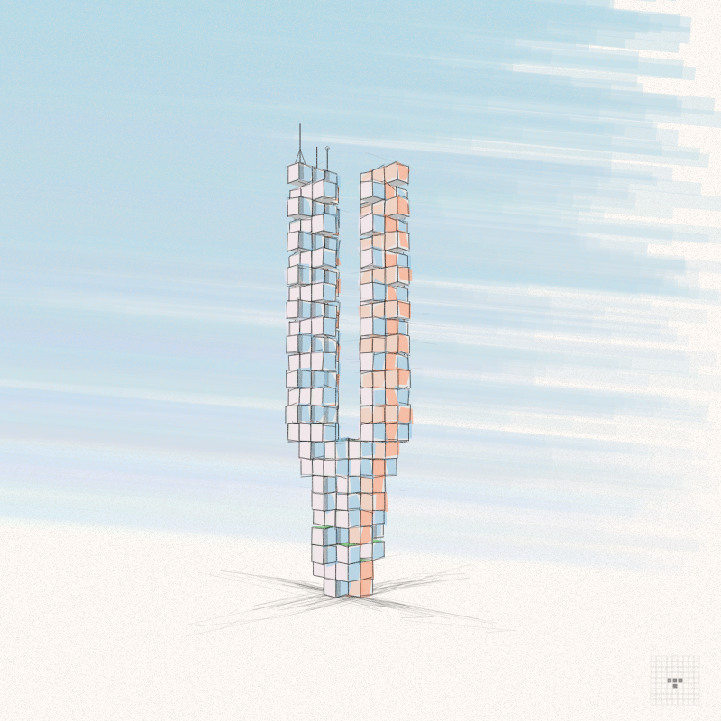 Cellular Skyscrapers #136