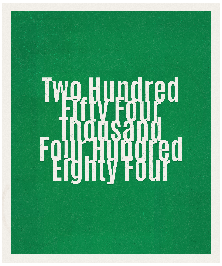 Count #254484