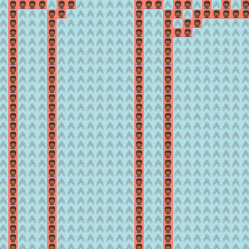 Elementary Cellular Emoji Automata #647