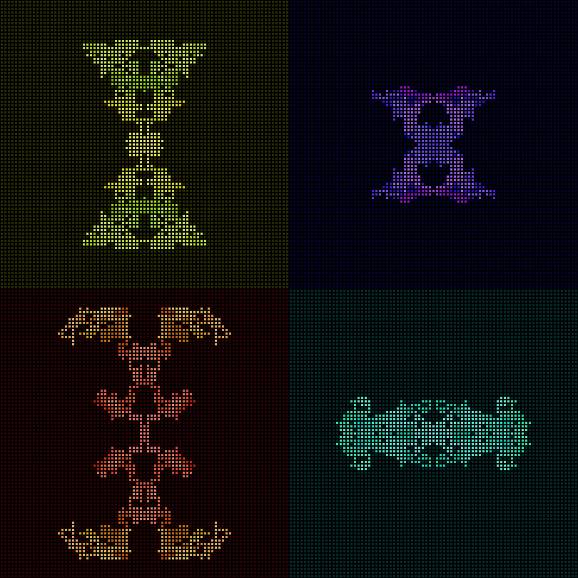 Dither Creatures 2x2 #108