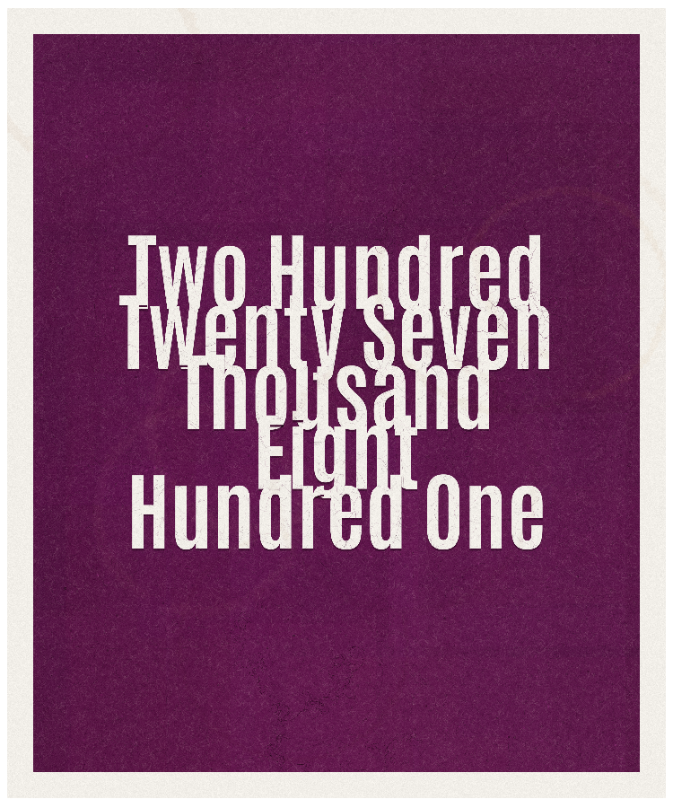 Count #227801