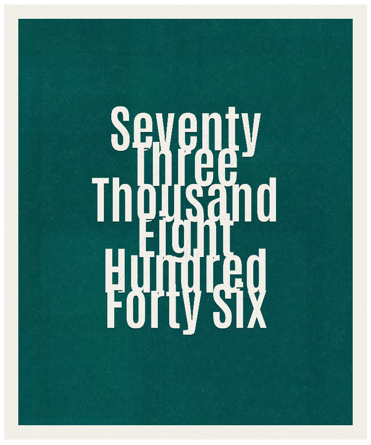 Count #73846