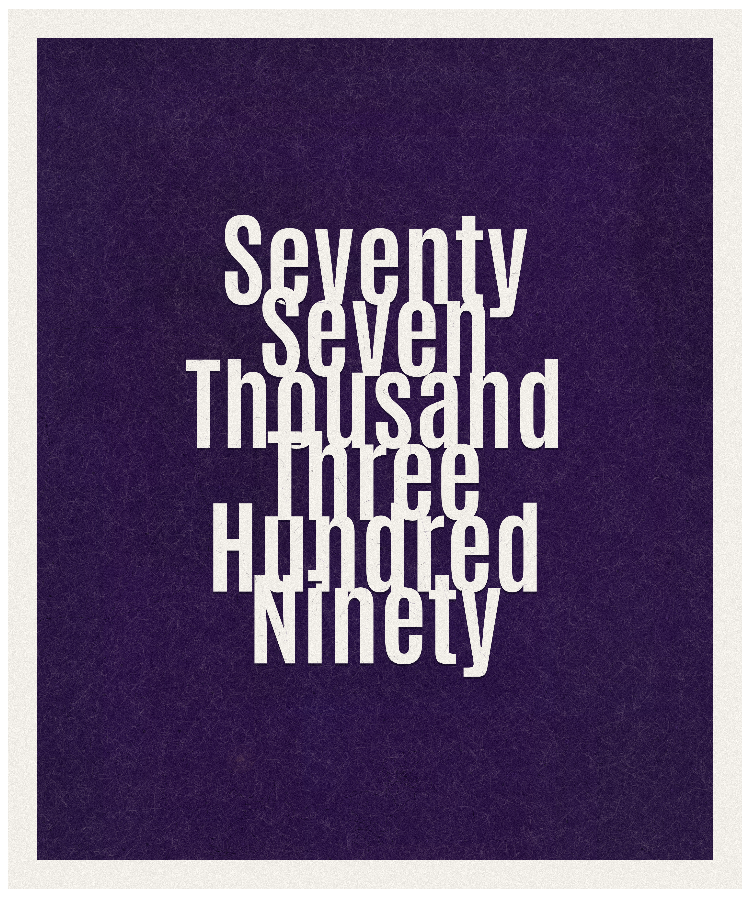 Count #77390