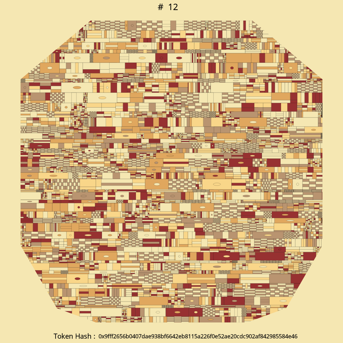 Abstracte Raster:The last piece #12