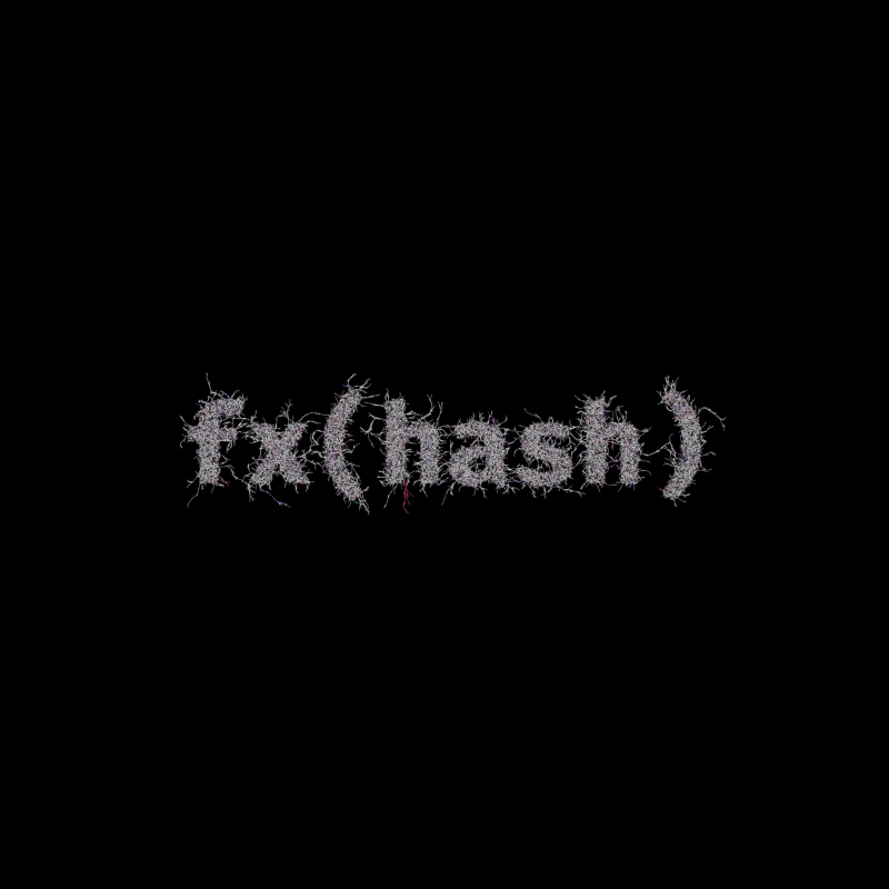 FXHASH Generative Logo #855