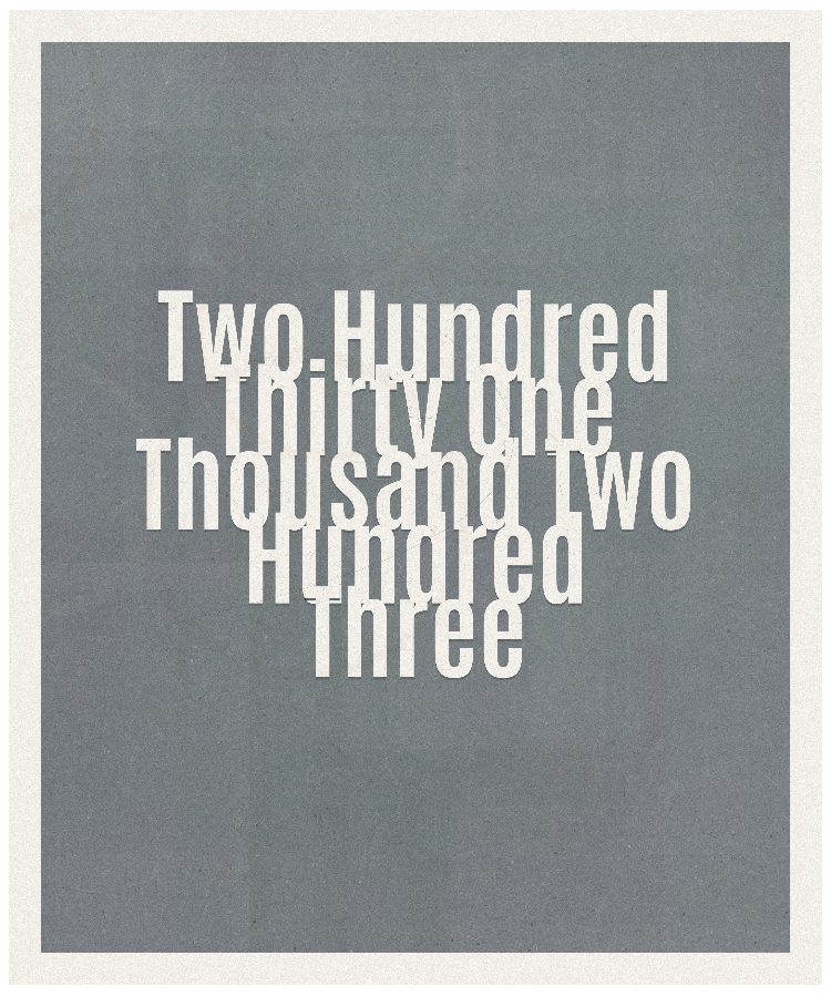 Count #231203