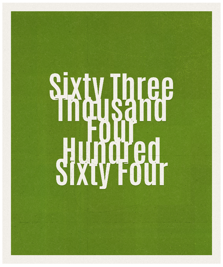 Count #63464