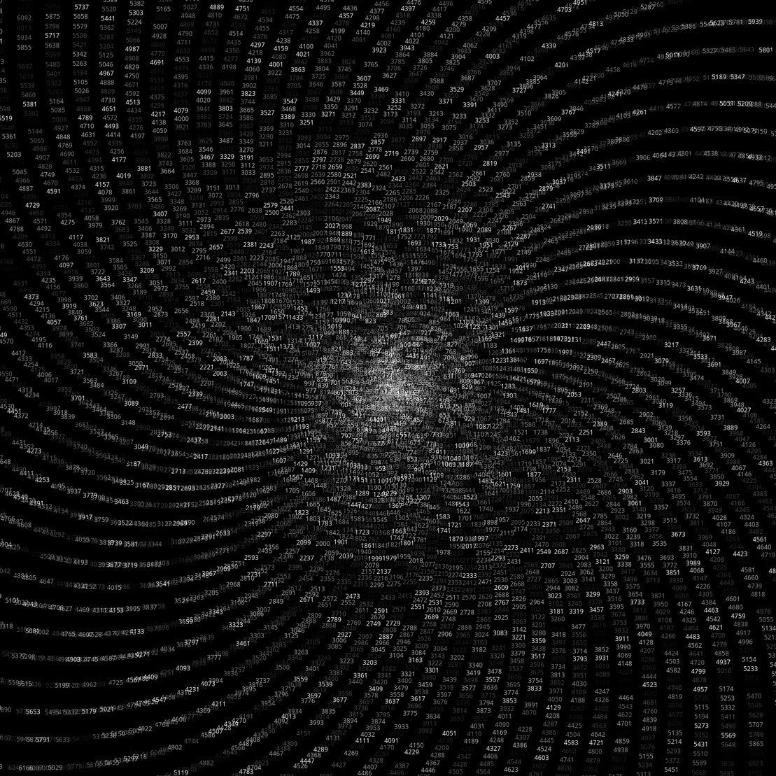 Polar Plot of Numbers #151