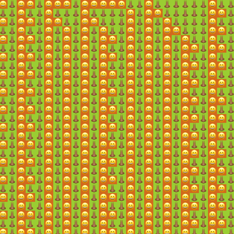 Elementary Cellular Emoji Automata #912