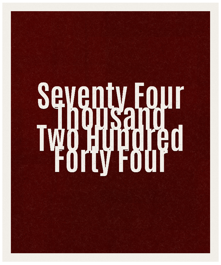 Count #74244