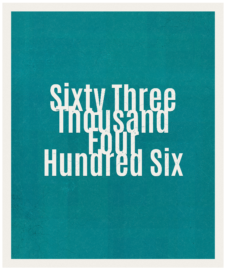 Count #63406