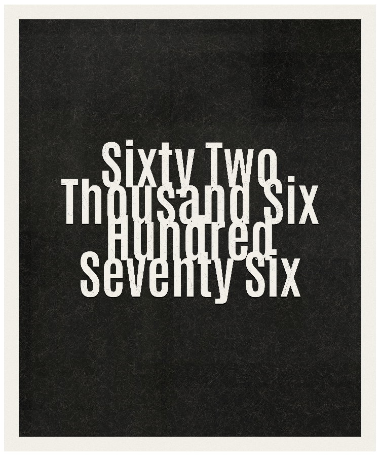 Count #62676