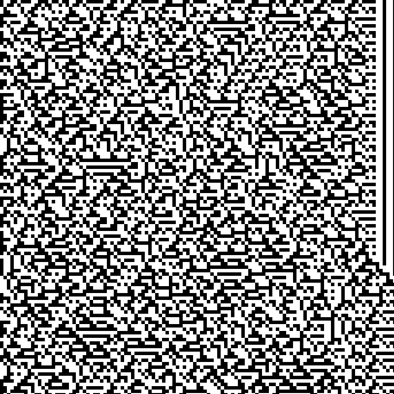 Colored Elementary Cellular Automaton #374