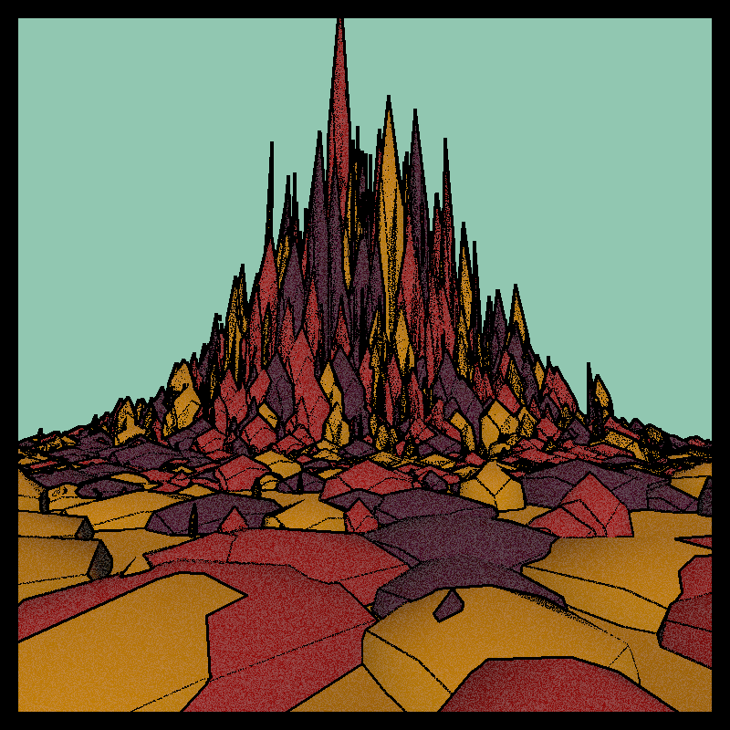 Crystal forest #7