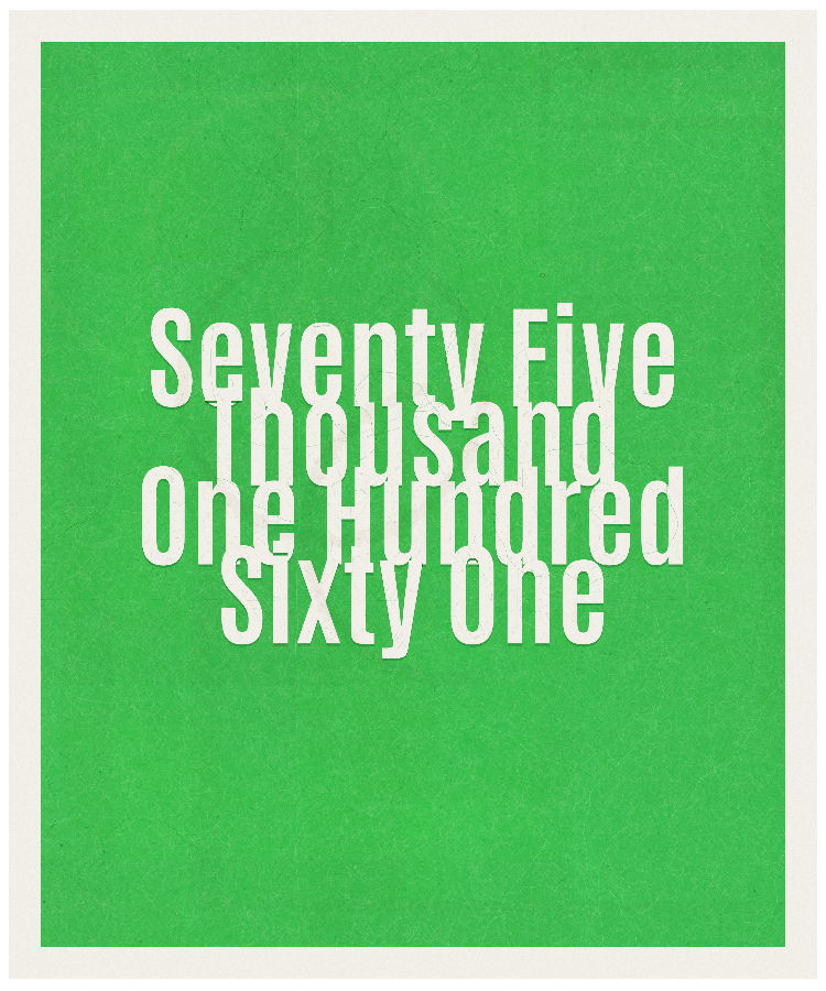 Count #75161
