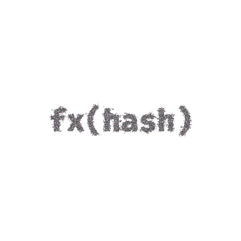 FXHASH Logo with Features #534