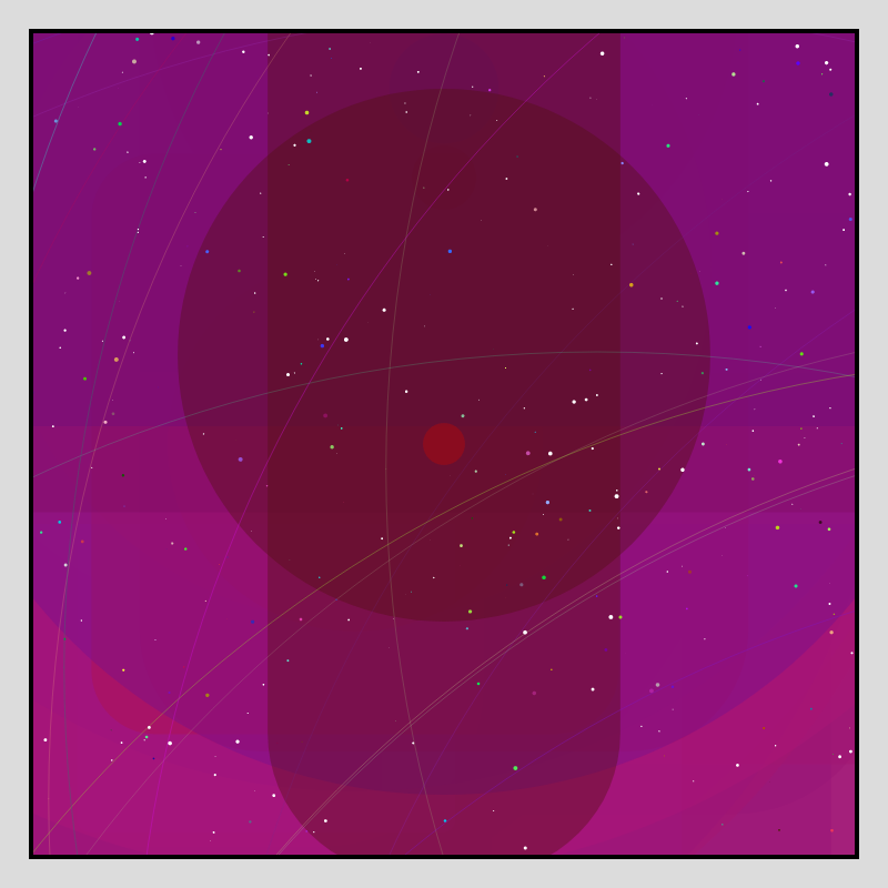 Color Field Starry B #167