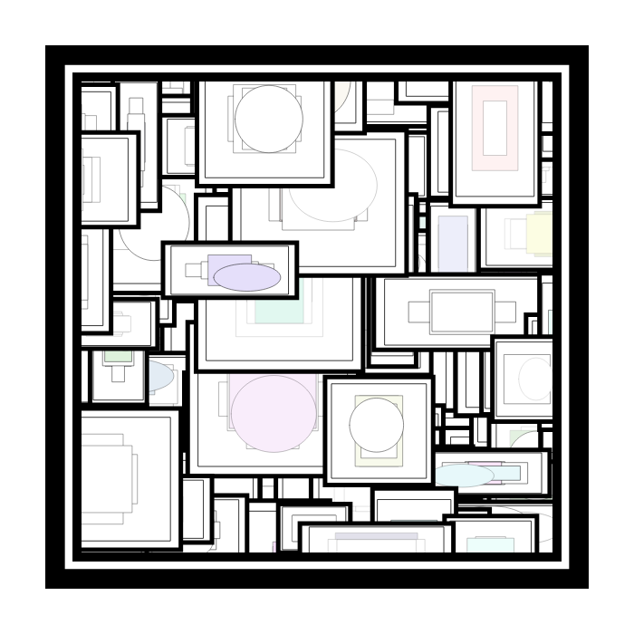 "enclosed in a frame" #21