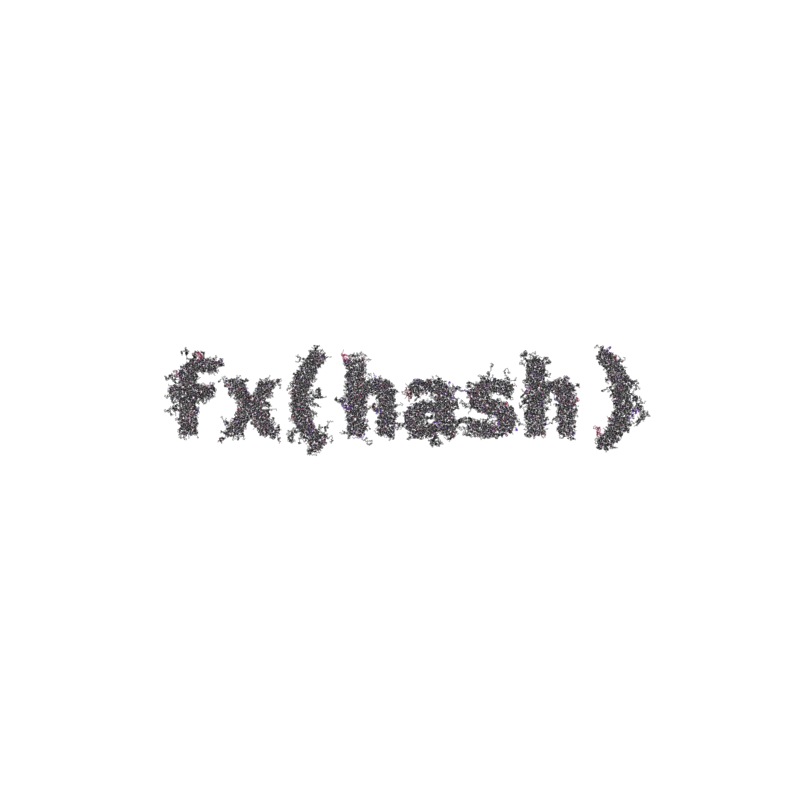 FXHASH Logo with Features #449