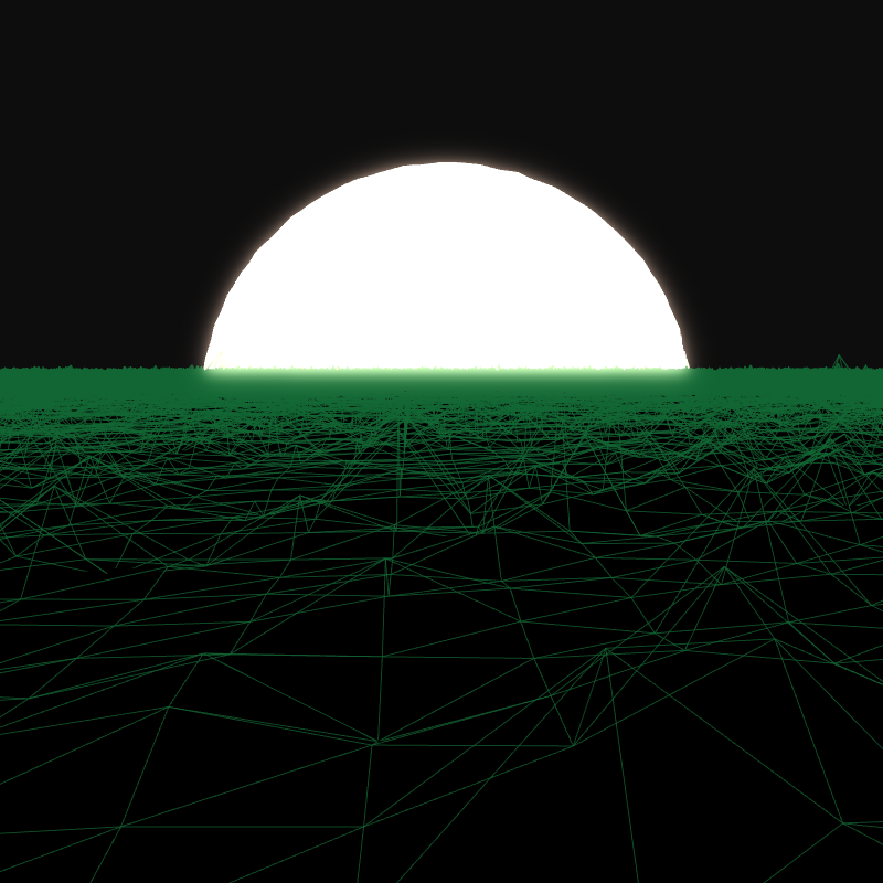 Generative Retrowave Field #86