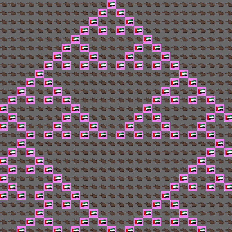 Elementary Cellular Emoji Automata #479