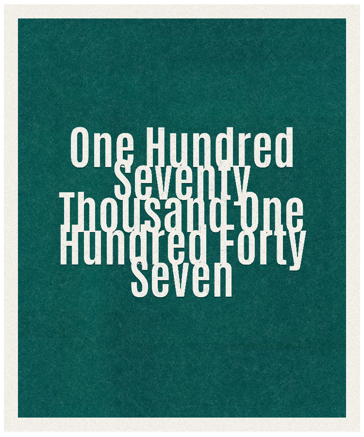 Count #170147