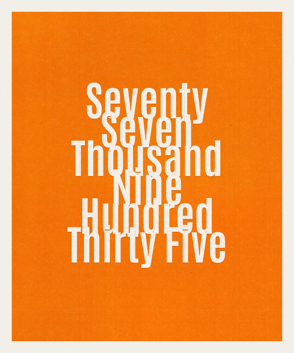 Count #77935