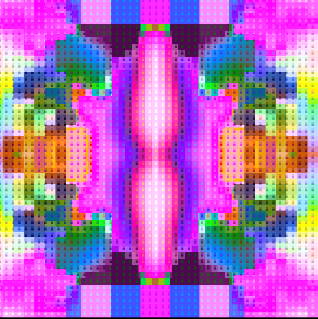 Magical Pixelated Kaleidoscope #20