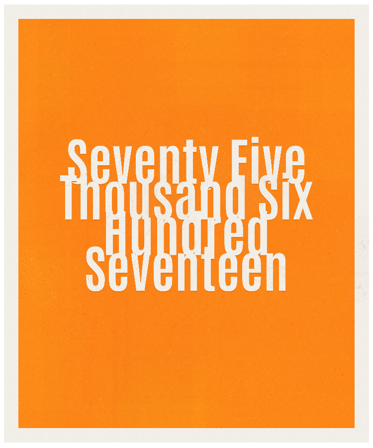 Count #75617