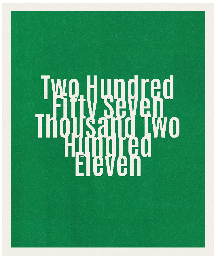 Count #257211