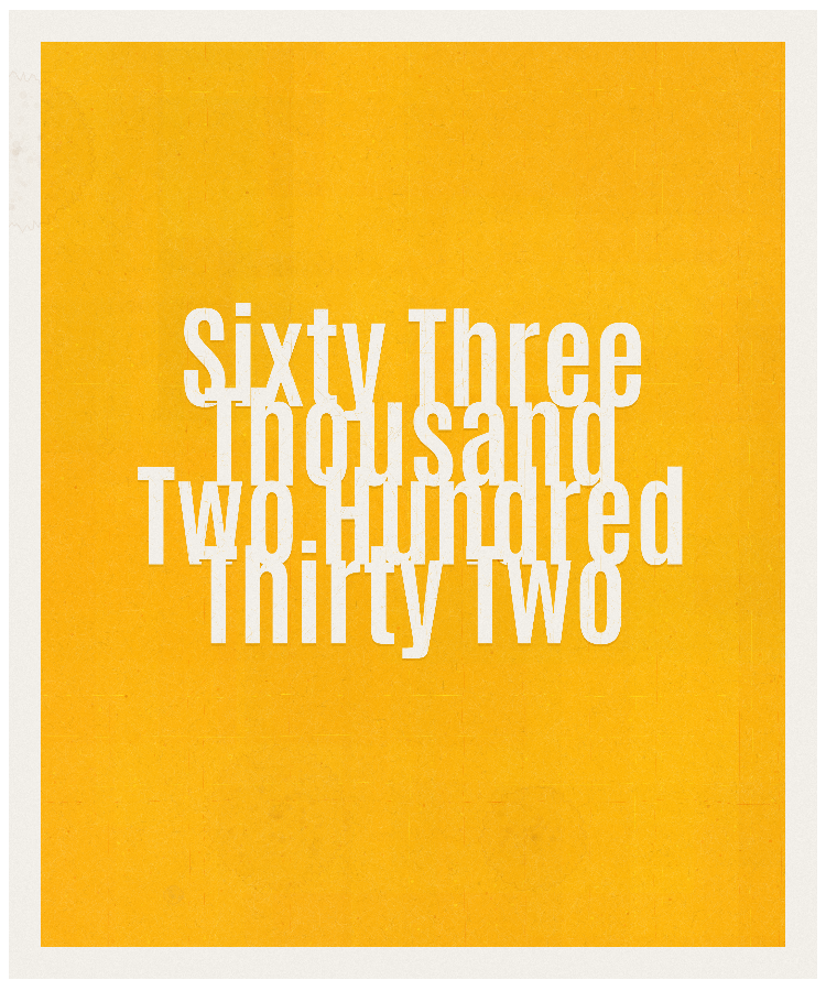 Count #63232
