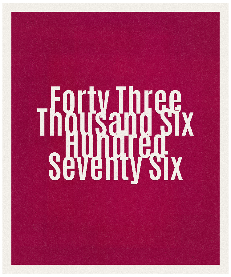 Count #43676