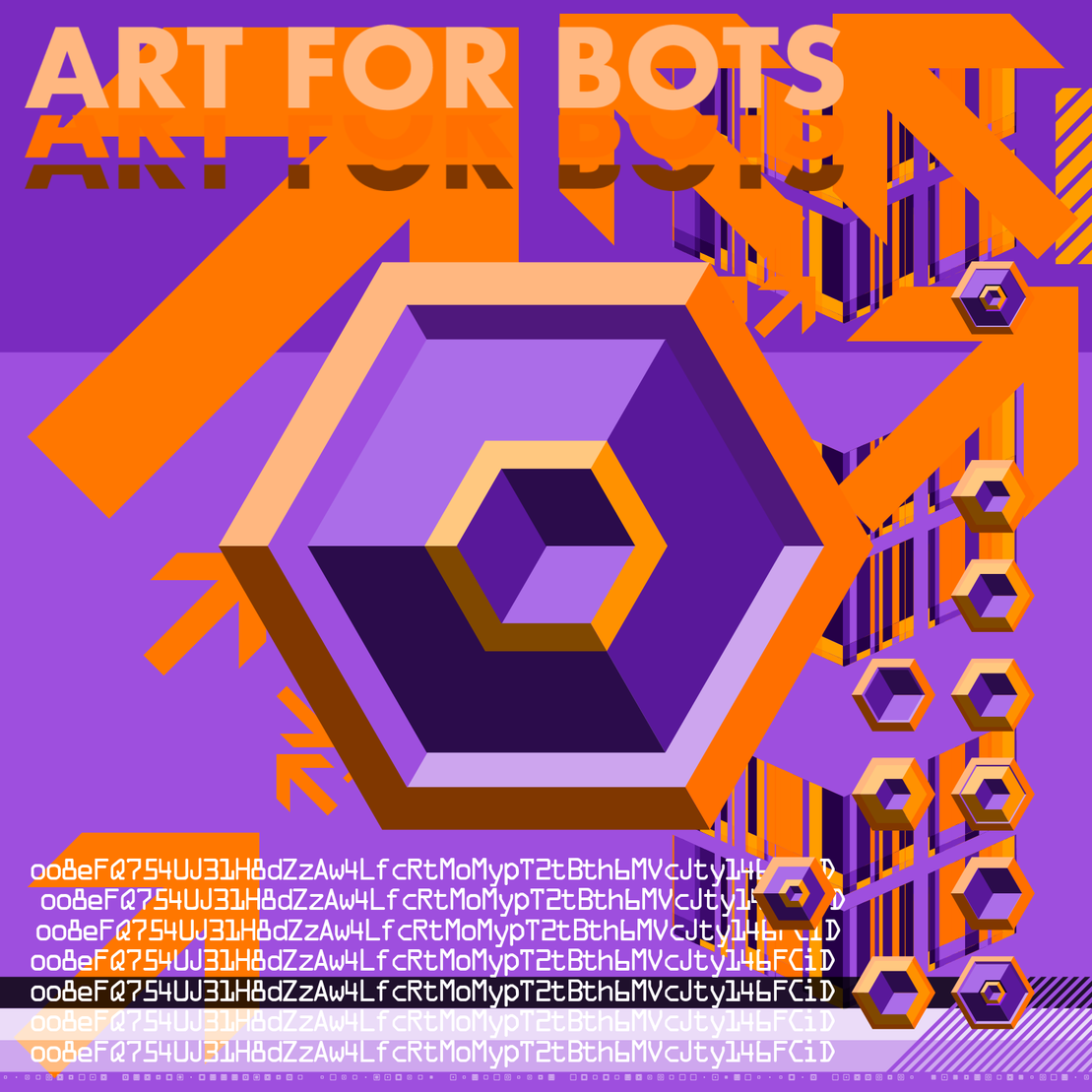 Hexagones - Art for Bots for Humans #14