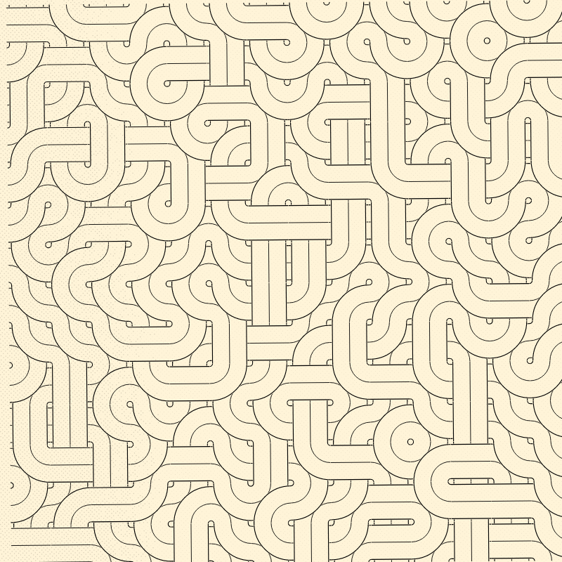 Dirty Interlaced Truchet Tiles #65