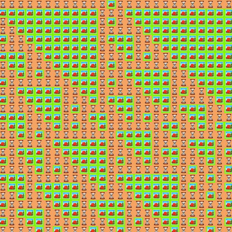 Elementary Cellular Emoji Automata #126