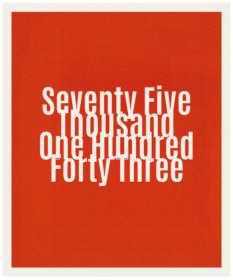 Count #75143