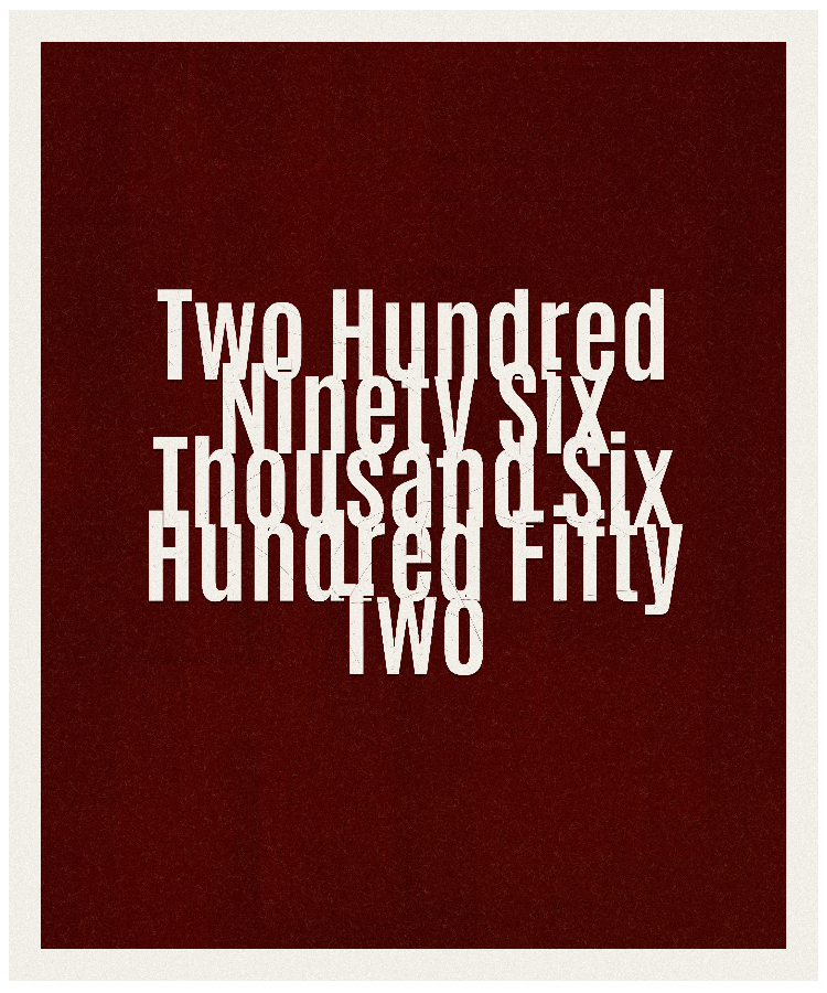 Count #296652