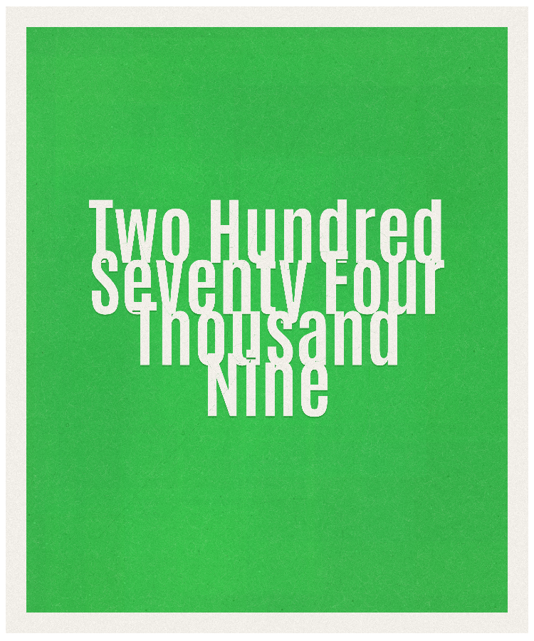 Count #274009